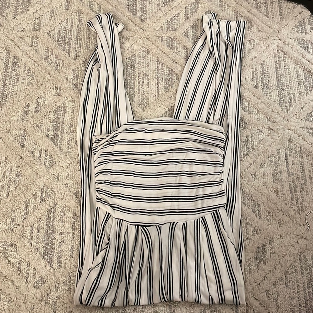 Striped jumpsuit